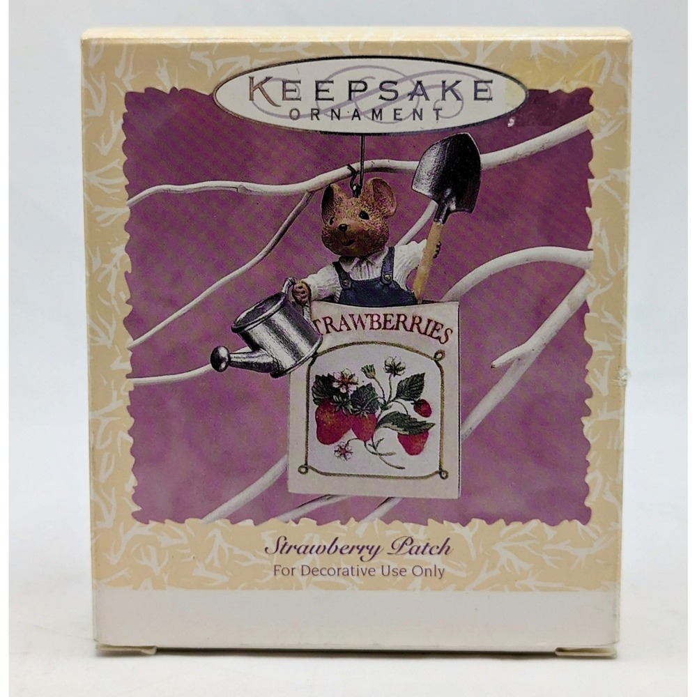 1996 Hallmark Keepsake Strawberry Patch Ornament